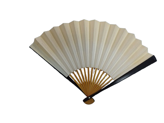 Japanese Folding Fan — Zodiac Boar Design (Pre-Owned /No.34E ) - 画像 (2)