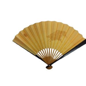 Japanese Folding Fan — Zodiac Boar Design (Pre-Owned /No.34E )